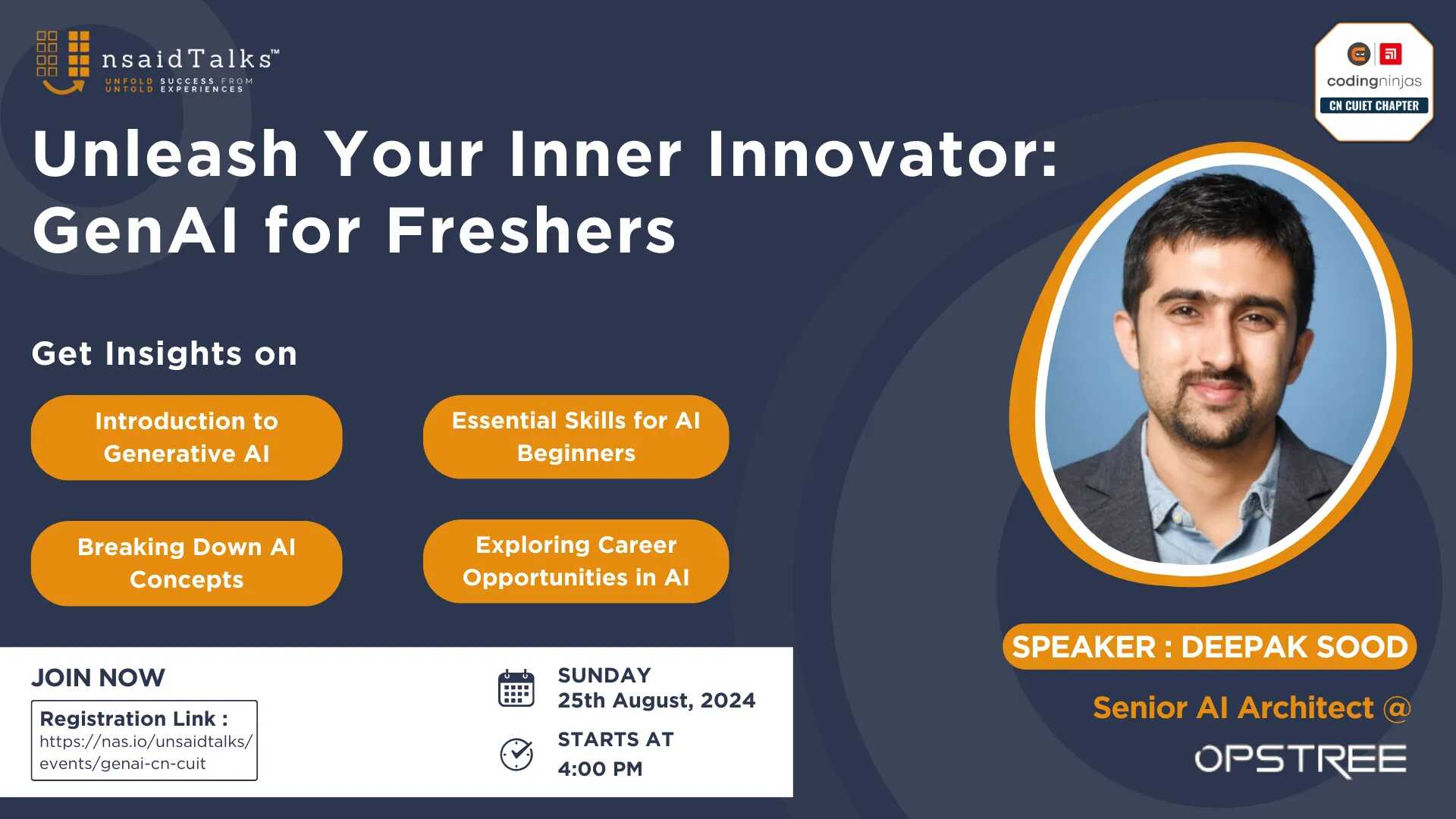 Unleash your inner innovator: GenAI for Freshers